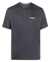 Мужская темно-серая футболка с круглым вырезом от Patagonia