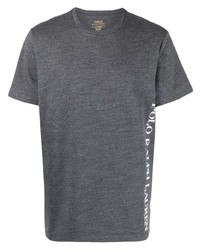 Мужская темно-серая футболка с круглым вырезом от Polo Ralph Lauren