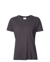 Женская темно-серая футболка с круглым вырезом от RE/DONE