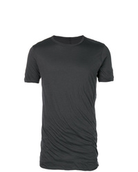 Мужская темно-серая футболка с круглым вырезом от Rick Owens