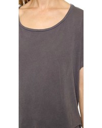 Женская темно-серая футболка с круглым вырезом от Stateside