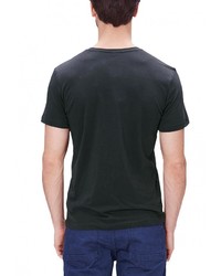 Мужская темно-серая футболка с круглым вырезом от s.Oliver