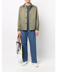 Мужская темно-серая футболка с круглым вырезом от Barena