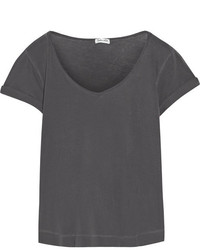 Женская темно-серая футболка с круглым вырезом от Splendid
