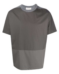 Мужская темно-серая футболка с круглым вырезом от Stephan Schneider