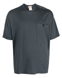 Мужская темно-серая футболка с круглым вырезом от Ten C