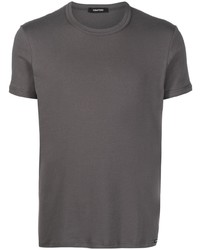 Мужская темно-серая футболка с круглым вырезом от Tom Ford