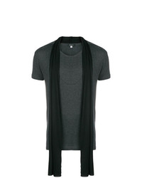 Мужская темно-серая футболка с круглым вырезом от Unconditional