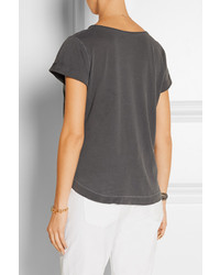 Женская темно-серая футболка с круглым вырезом от Splendid