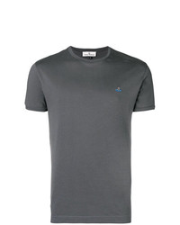Мужская темно-серая футболка с круглым вырезом от Vivienne Westwood