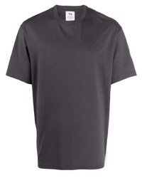 Мужская темно-серая футболка с круглым вырезом от Y-3