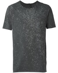Мужская темно-серая футболка с принтом от Giorgio Brato