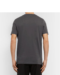 Мужская темно-серая футболка с принтом от Y-3