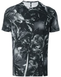 Мужская темно-серая футболка с принтом от Versus