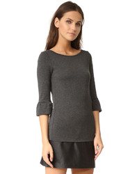 Женская темно-серая футболка от Three Dots