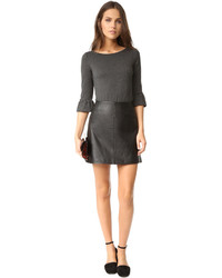 Женская темно-серая футболка от Three Dots