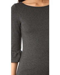 Женская темно-серая футболка от Three Dots