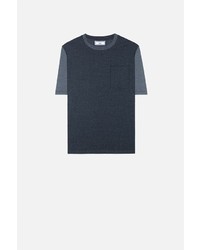 Мужская темно-серая футболка от AMI Alexandre Mattiussi