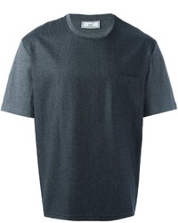 Мужская темно-серая футболка от AMI Alexandre Mattiussi