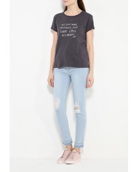 Женская темно-серая футболка от Broadway