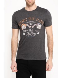 Мужская темно-серая футболка от Celio