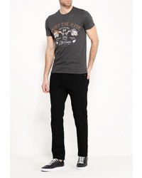 Мужская темно-серая футболка от Celio