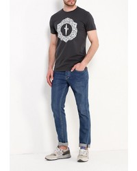 Мужская темно-серая футболка от Cesare Paciotti