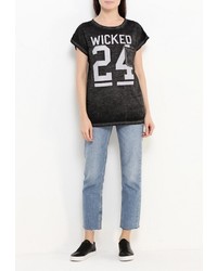 Женская темно-серая футболка от Emoi