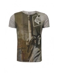 Мужская темно-серая футболка от Frank NY