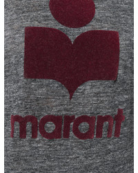 Женская темно-серая футболка от Etoile Isabel Marant