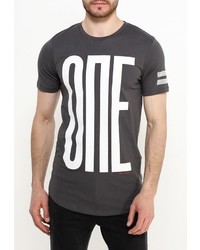 Мужская темно-серая футболка от Jack &amp; Jones