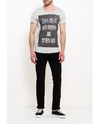 Мужская темно-серая футболка от Jack &amp; Jones