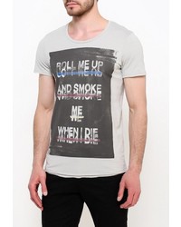 Мужская темно-серая футболка от Jack &amp; Jones