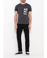 Мужская темно-серая футболка от Jack &amp; Jones