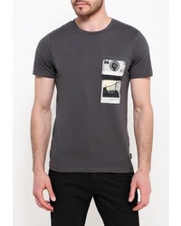 Мужская темно-серая футболка от Jack &amp; Jones