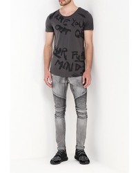 Мужская темно-серая футболка от Jack &amp; Jones