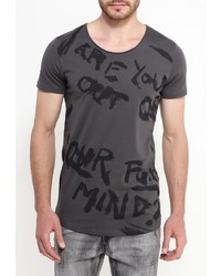 Мужская темно-серая футболка от Jack &amp; Jones