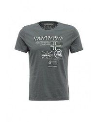 Мужская темно-серая футболка от Napapijri