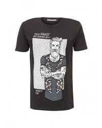 Мужская темно-серая футболка от Piazza Italia