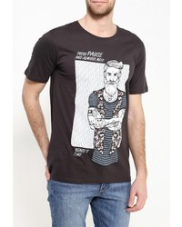 Мужская темно-серая футболка от Piazza Italia