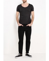 Мужская темно-серая футболка от Piazza Italia