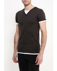 Мужская темно-серая футболка от Piazza Italia