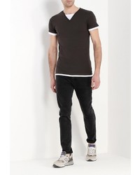 Мужская темно-серая футболка от Piazza Italia