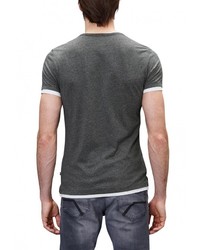 Мужская темно-серая футболка от s.Oliver Denim