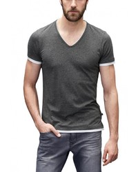 Мужская темно-серая футболка от s.Oliver Denim