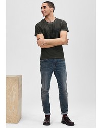 Мужская темно-серая футболка от s.Oliver