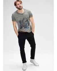 Мужская темно-серая футболка от s.Oliver