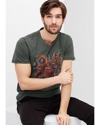 Мужская темно-серая футболка от s.Oliver