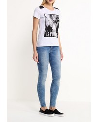 Женская темно-серая футболка от Sela