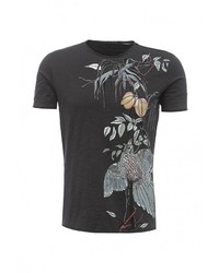 Мужская темно-серая футболка от Sisley